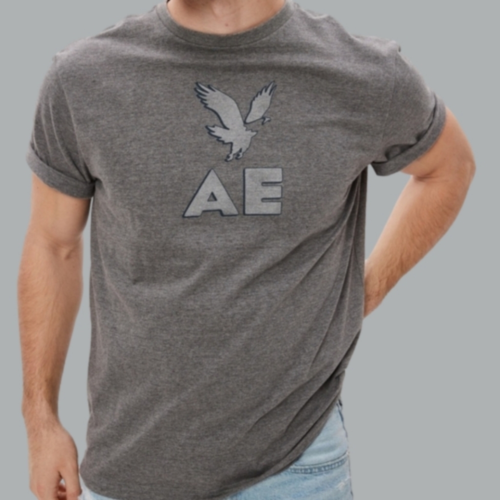 American Eagle Outfitters Gray Graphic Tee Men's Size XL NWT